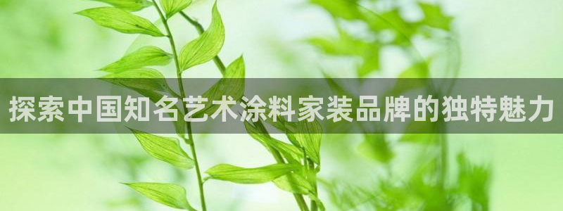 和记官方直营注册：探索中国知名艺术涂料家装品牌的独特魅力