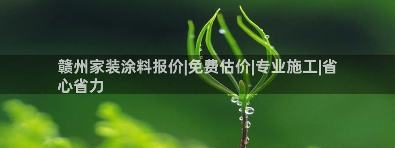 和记H88：赣州家装涂料报价|免费估价|专业施工|省
心省力