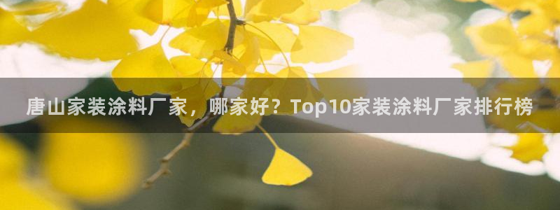 和记ag网页版：唐山家装涂料厂家，哪家好？Top10家装涂料厂家排行榜
