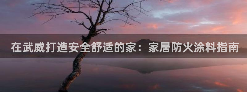和记国际开户网站： 在武威打造安全舒适的家：家居防火涂料指南